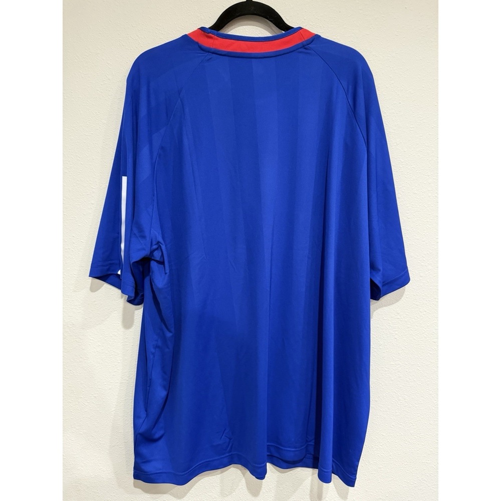 Adidas Tiro Short Sleeve Jersey Mens 2XL Royal Blue Lightweight Breathable - Picture 9 of 9